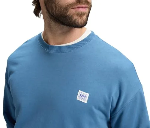 Lee ▫️ Camisola de homem - Corte descontraído - Workwear SWS - Oak Moss 3