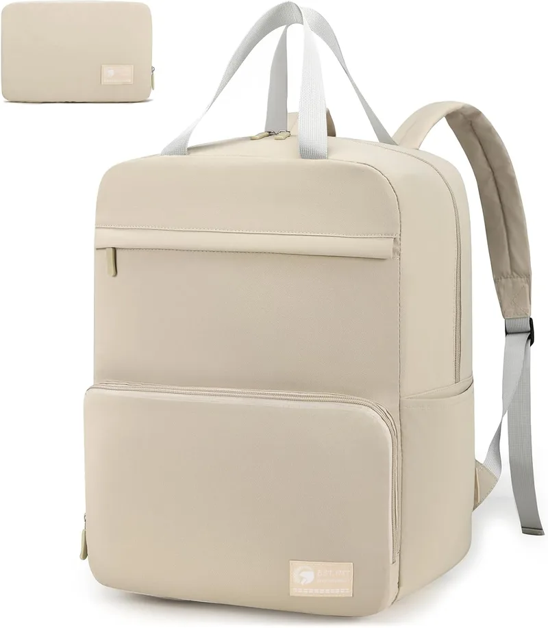 SPAHER ▫️ Mochila de viagem dobrável para cabine de avião 40x30x25 Eurowings, bagagem de mão 30 L, mochila escolar pequena casual para homem e mulher, adequada para portátil de 14 polegadas, mochila de viagem