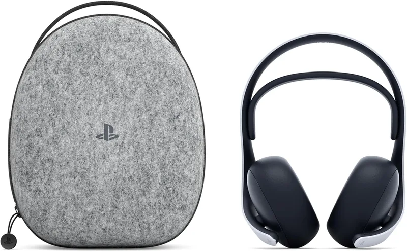 PlayStation 5 - PULSE Elite Auricular sem fios branco com estojo de transporte