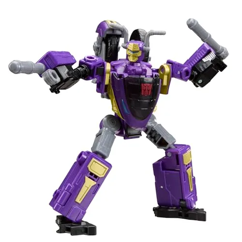 Transformers ▫️ Age of the Primes, Sideways, Figura conversível da classe Viajero com 14,5 cm, Figura de ação com 2 mini-figuras, Brinquedos robóticos, A partir dos 8 anos 4