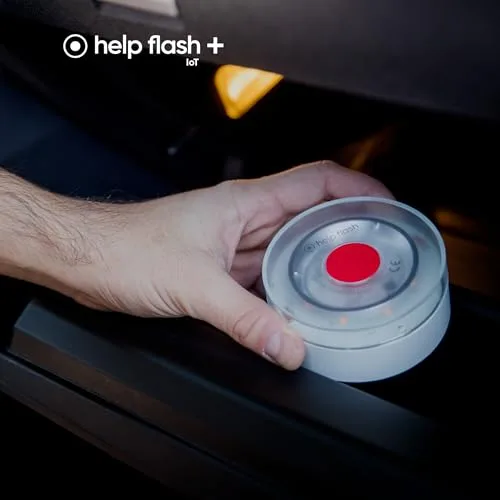 help flash IoT ▫️ +, Luz de Emergência V16 com geolocalização e mais de 290 candelas de potência, Obrigatória a partir de 2026, Ligada ao DGT 3.0, Sinal V-16 para automóveis, plano de dados incluído 6