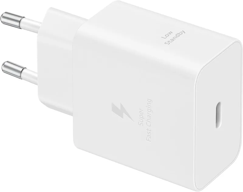 Samsung ▫️ Adaptador de carregamento rápido EP-T4511N, carregador USB-C com carregamento rápido de 45 W, compatível com dispositivos de outros fabricantes, branco