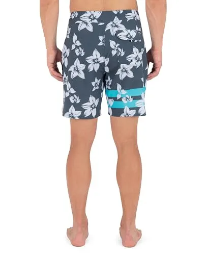 Hurley ▫️ Calções de banho Phantom Eco Block Party Engineered 18 para homem (pacote de 1) 4