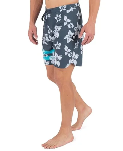 Hurley ▫️ Calções de banho Phantom Eco Block Party Engineered 18 para homem (pacote de 1) 5