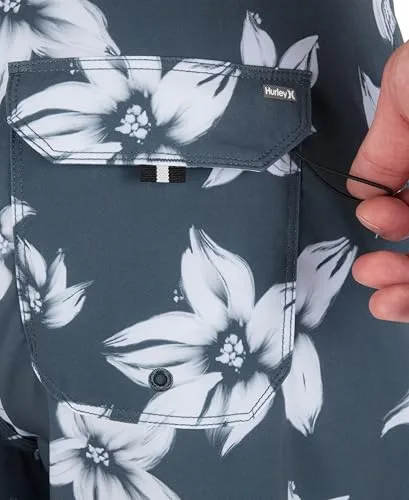 Hurley ▫️ Calções de banho Phantom Eco Block Party Engineered 18 para homem (pacote de 1) 7