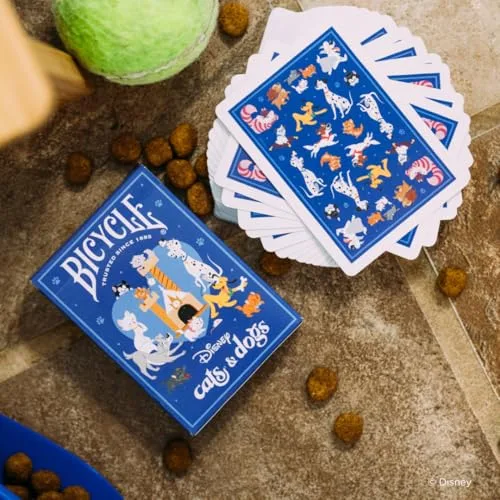 Bicycle ▫️ Baralho de cartas «Disney Cat and Dogs» para fãs e colecionadores 3