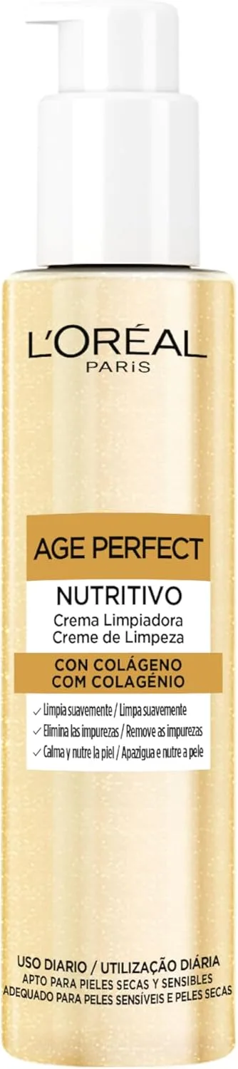 L'Oreal Paris ▫️ L'Oréal Paris Age Perfect Creme de Limpeza para Pele Madura
