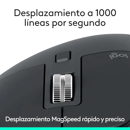 Logitech ▫️ MX Master 3S, rato sem fios de alto desempenho 3