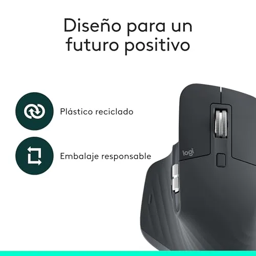 Logitech ▫️ MX Master 3S, rato sem fios de alto desempenho 5