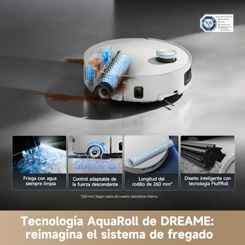 dreame ▫️ Aqua10 Ultra Roller Complete, aspirador robô com esfregona AquaRoll 3