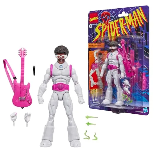 Spider-Man ▫️ Série Marvel Legends, Hypno-Hustler, Figura retro colecionável à escala de 15 cm, inspirada nas bandas desenhadas do Homem-Aranha 2