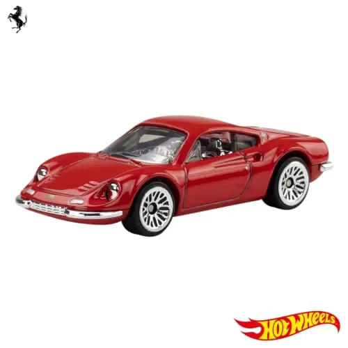Hot Wheels ▫️ Conjunto de 5 carros Ferrari à escala 1:64 3