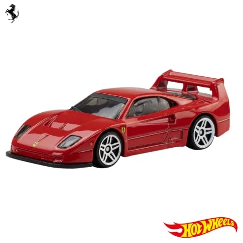 Hot Wheels ▫️ Conjunto de 5 carros Ferrari à escala 1:64 5