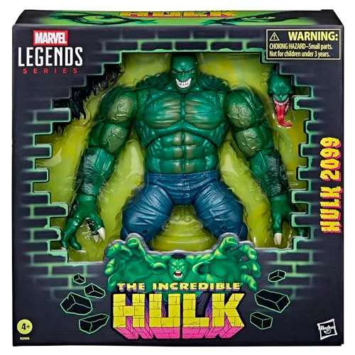 Marvel ▫️ Legends Series Hulk 2099, Conjunto de figuras de ação colecionáveis Hulk 2099 de 15 cm, inspiradas nas bandas desenhadas 4