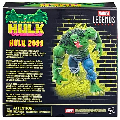 Marvel ▫️ Legends Series Hulk 2099, Conjunto de figuras de ação colecionáveis Hulk 2099 de 15 cm, inspiradas nas bandas desenhadas 5