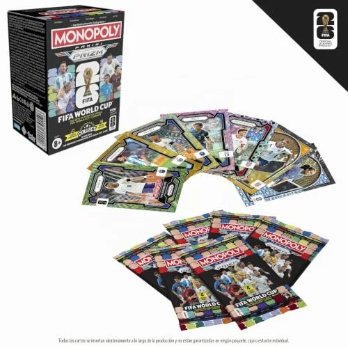 Monopoly ▫️ Panini Prizm: Campeonato do Mundo da FIFA, Caixa de cartões colecionáveis | Estrelas atuais e lendas do Campeonato do Mundo da FIFA | Presentes para os fãs de futebol 3
