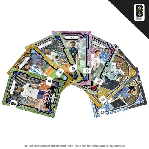 Monopoly ▫️ Panini Prizm: Campeonato do Mundo da FIFA, Caixa de cartões colecionáveis | Estrelas atuais e lendas do Campeonato do Mundo da FIFA | Presentes para os fãs de futebol 4