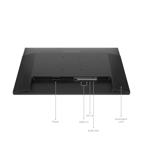 Lenovo ▫️ Monitor de jogos Legion 27U‑10 de 27" 4K UHD (160 Hz, IPS, 0,5 ms, HDR10, compatível com G‑Sync, FreeSync Premium, HDMI 2.1, ergonómico) – Preto Azeviche 4