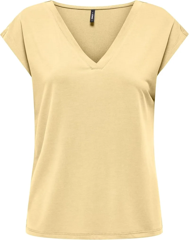 ONLY ▫️ Onlfree Life S/S Mod. Top com decote em V Jrs Noos para mulher
