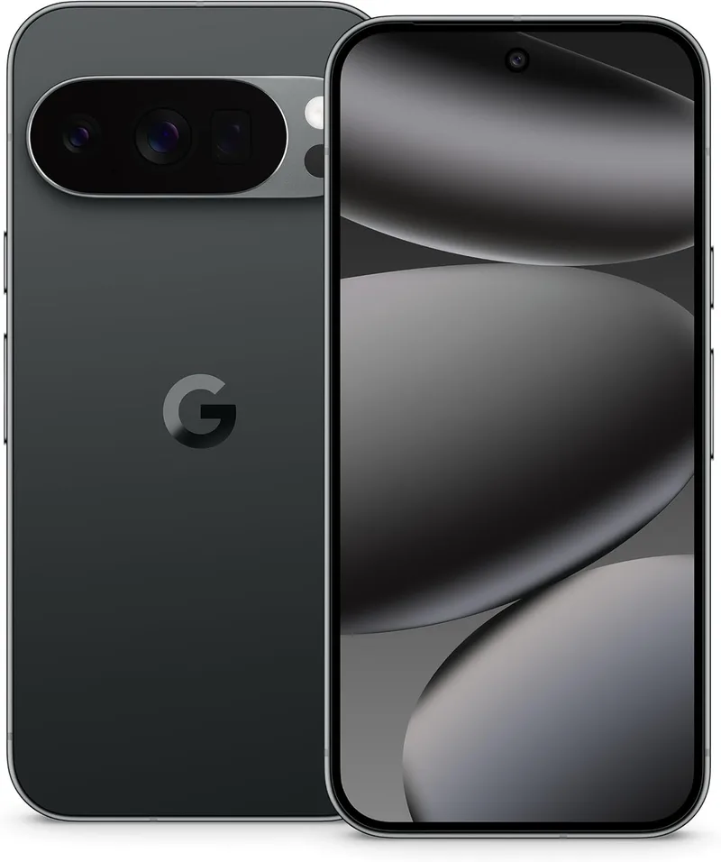 Google ▫️ Pixel 10 Pro - Smartphone Android desbloqueado com Gemini, sistema de câmara traseira tripla, bateria com autonomia superior a 24 horas e ecrã Super Actua de 6,3" - Obsidiana, 128 GB