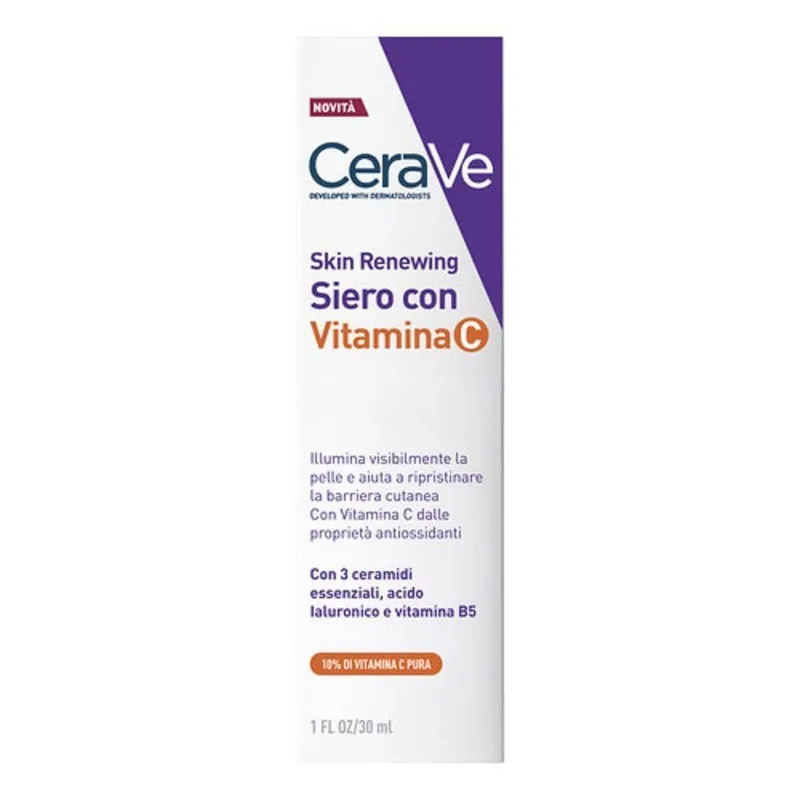 CeraVe ▫️ Sérum Renovador da Pele com Vitamina C, Sérum hidratante, 30 ml