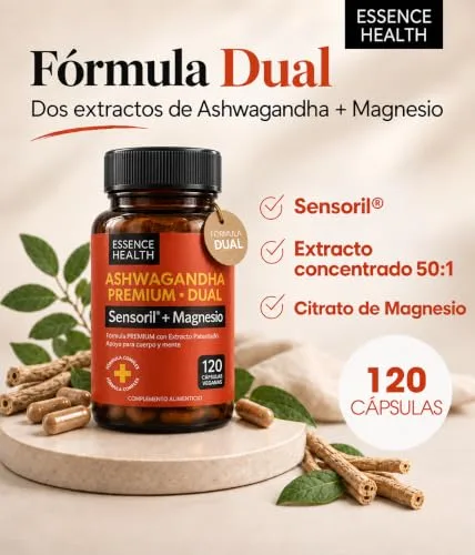 EssenceHealth ▫️ Ashwagandha Sensoril | Equivalente a 6250 mg | Com magnésio | 120 cápsulas 2