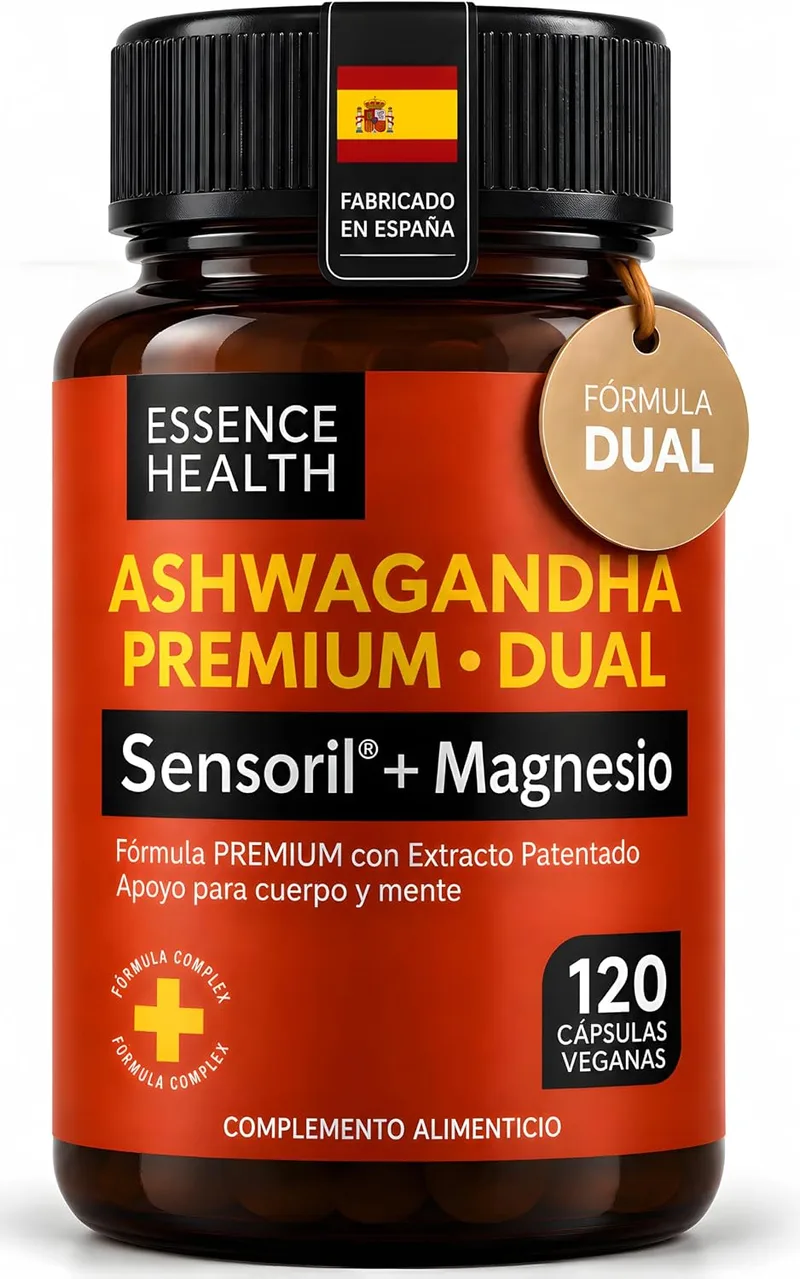 EssenceHealth ▫️ Ashwagandha Sensoril | Equivalente a 6250 mg | Com magnésio | 120 cápsulas