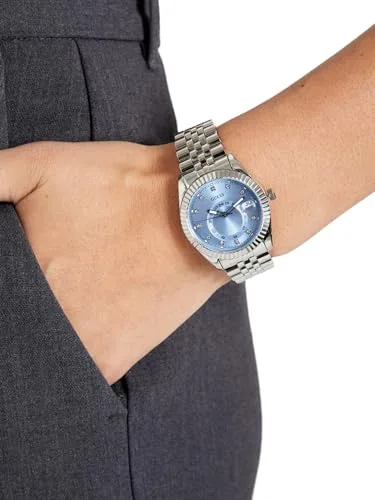 GUESS ▫️ Jada GW0936L1 - Relógio de pulso para mulher (34 mm, bracelete em aço inoxidável e 3 bar), cor prateada 2
