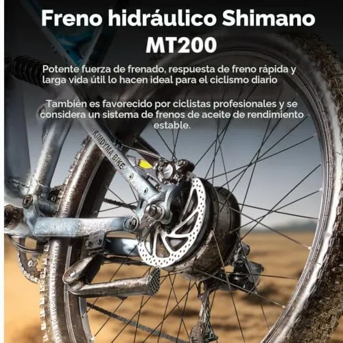 KIMDYMA ▫️ Bicicleta elétrica K1 E-MTB | Suspensão dupla 27,5" | Bateria 48 V 20 Ah (160 km de autonomia) | Motor de 80 Nm, 9 velocidades e pneus 27,5×2,8 | Cidade e terreno leve 4