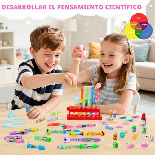 BYHANO ▫️ Kit de Criação de Canetas, Laboratório de Canetas com mais de 52 acessórios, Kit de Artesanato para Crianças, Jogo Criativo para Crianças dos 5 aos 12 anos, Presentes criativos para o Natal 5