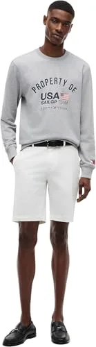 Tommy Hilfiger ▫️ Us Sailgp Property of USA Crew Mw0mw45092 Camisola sem botões para homem 4