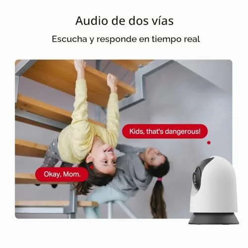 MERCUSYS ▫️ MC210 - Câmara de segurança para interiores com resolução 2K 3MP e função Pan/Tilt 5