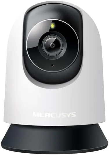 MERCUSYS ▫️ MC210 - Câmara de segurança para interiores com resolução 2K 3MP e função Pan/Tilt