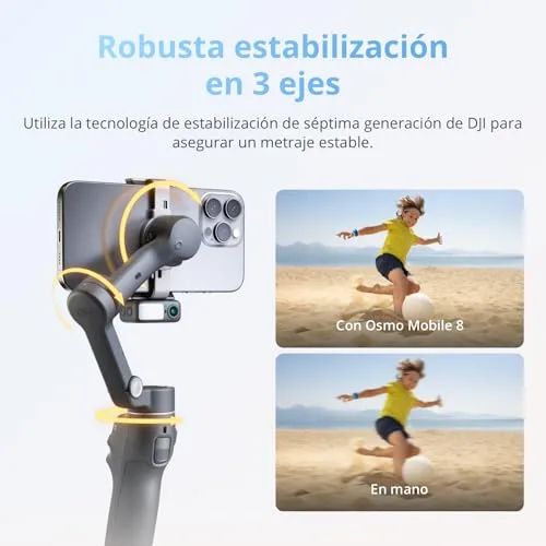 DJI ▫️ Estabilizador para smartphones Osmo Mobile 8, estabilização em 3 eixos 6