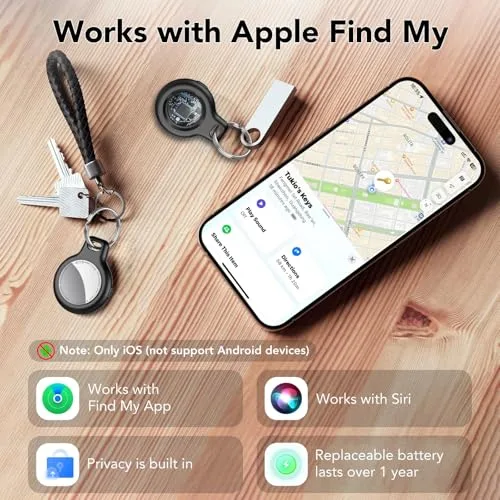 Tukio ▫️ Air Tag Smart Tracker, 4 unidades (apenas para iOS), localizador Bluetooth 6