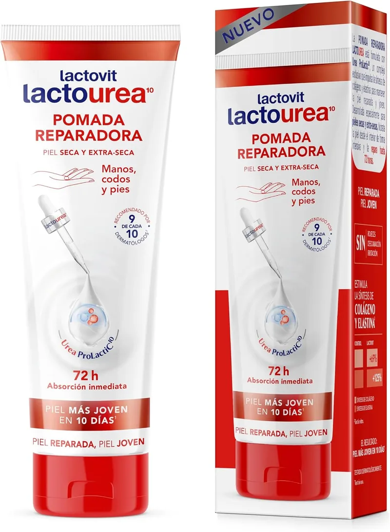 Lactovit ▫️ Pomada Reparadora para Mãos Secas e Extrassecas - 75 ml