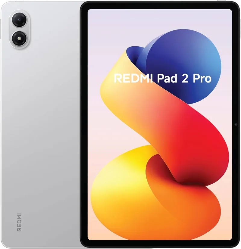XIAOMI ▫️ REDMI Pad 2 Pro - Tablet de 12,1" 2,5K (Snapdragon 7s Gen 4, 6 GB de RAM, 128 GB de ROM, Wi-Fi 6 + Bluetooth 5.3, bateria de 12 000 mAh, carregador não incluído), Prata (Versão ES)