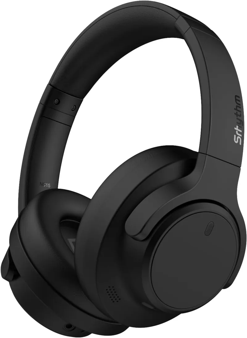 Srhythm ▫️ Auriculares sem fios híbridos NiceComfort 15 (2.ª geração), com cancelamento de ruído, Bluetooth 6.0, baixa latência, áudio espacial, ENC, 120 h