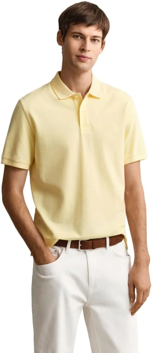 GANT ▫️ 2 Tone SS Polo Camisa Polo para Homem