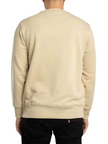GANT ▫️ Camisola para homem com emblema, corte regular, bege aveia 3