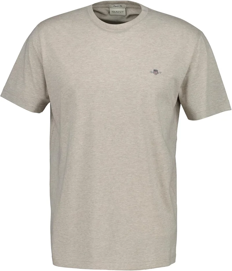 GANT ▫️ Camiseta Regular Shield para homem, turquesa suave