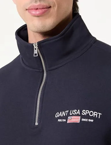 GANT ▫️ Camisola com meio fecho Graphic para homem 2