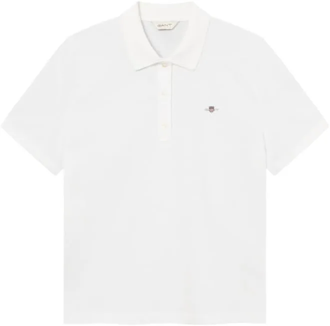 GANT ▫️ Reg Shield SS Pique Polo Camisa Polo para Mulher