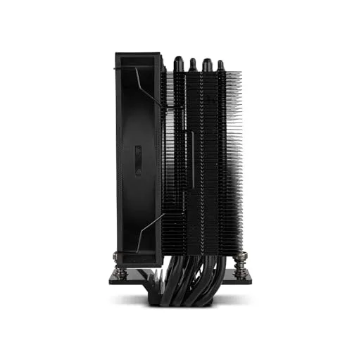 NOX XTREME PRODUCTS ▫️ HUMMER R-400 ARGB Preto - Dissipador de CPU a ar, ventoinha de 120 mm com PWM, iluminação ARGB, TDP de 235 W, 4 tubos de calor, compatível com Intel/AMD, silencioso e eficiente, preto 4