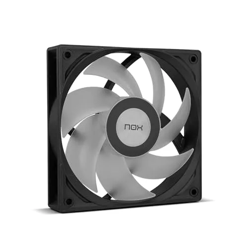 NOX XTREME PRODUCTS ▫️ HUMMER R-400 ARGB Preto - Dissipador de CPU a ar, ventoinha de 120 mm com PWM, iluminação ARGB, TDP de 235 W, 4 tubos de calor, compatível com Intel/AMD, silencioso e eficiente, preto 7