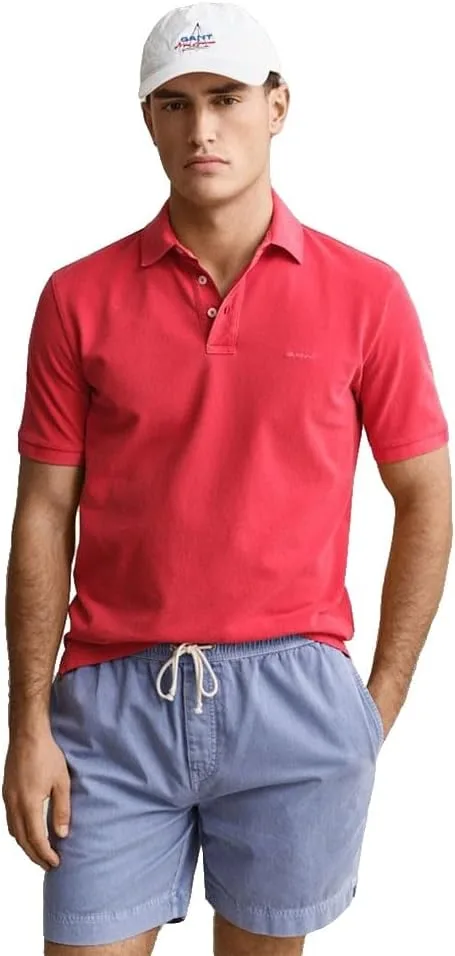 GANT ▫️ Sunfaded SS Polo Camisa Polo para Homem