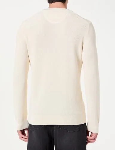 GANT ▫️ Camisola de gola em C em algodão microtexturizado para homem 3