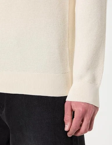 GANT ▫️ Camisola de gola em C em algodão microtexturizado para homem 4