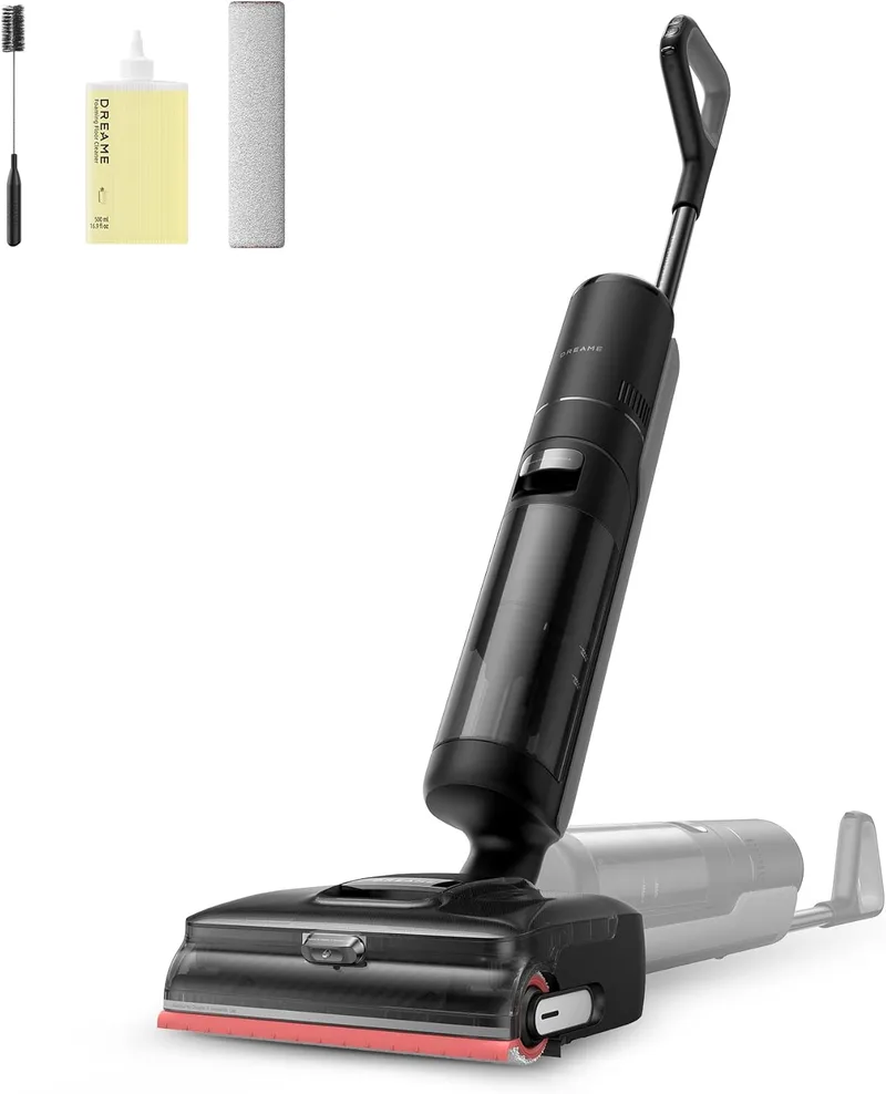 DREAME ▫️ H15 Pro FoamWash Aspirador para limpeza a seco e a húmido, Lavagem com espuma direcionada, Solução de limpeza com dosagem inteligente, Braço robótico com IA 2.0, TangleCut 2.0, Lavagem a 100 °C