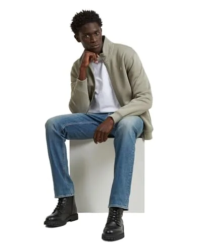 G-STAR ▫️ Calças de ganga Mosa Straight para homem, cor azul, tamanho: cintura 31, comprimento da perna 34 6